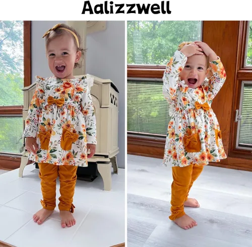 Vista 2 de Aalizzwell Traje de manga larga para bebés recién nacidos