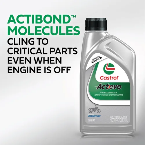 Vista 5 de Castrol Actevo Xtra 10W-40 aceite para motocicleta de cuatro tiempos
