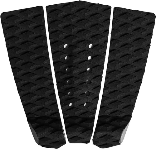 Vista 10 de Abahub 3 almohadillas de tracción de EVA para tabla de surf con patín para patinetas, tablas de surf, funboard, tabla de pescado, Naranja