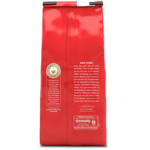 Vista 2 de Community Coffee 100% Colombia, café molido tostado medio oscuro, 12 onzas (paquete de 1)