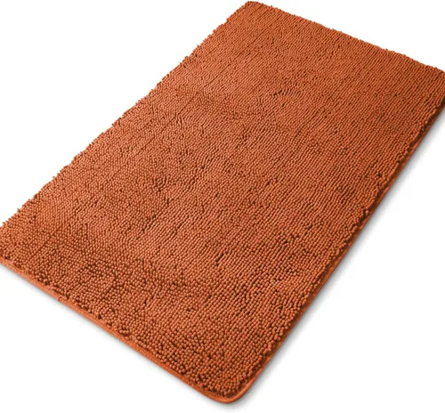 Vista 12 de Yeaban Alfombra de pasillo de baño de 24 x 72 pulgadas, antideslizante, alfombra de baño larga de felpilla gruesa, absorbente y lavable, alfombra