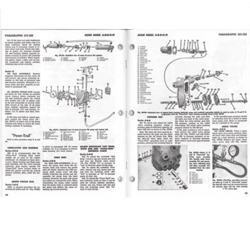 Vista 6 de RAParts SMJD4 ITJD4 JD-4 JD4 Nuevo manual de taller para tractor John Deere A B D G H M MT
