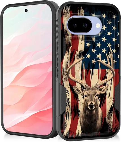 Vista 87 de Funda para Pixel 7a, resistente de doble capa híbrida de policarbonato duro de goma suave a prueba de golpes para Google Pixel 7A 6.1 pulgadas