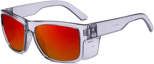 Vista 14 de Gafas de sol de seguridad polarizadas UV400 – Certificado ANSI Z87.1, 100% protección UV, antirreflejos, resistentes a los impactos