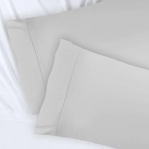 Vista 15 de Juego de cama de 5 piezas, 100% algodón egipcio de 600 hilos, fundas de almohada y sábana bajera con bolsillo extra profundo, ropa de cama suave