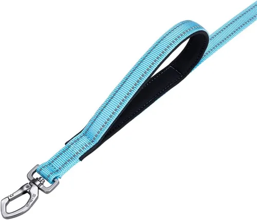 Vista 5 de EXCELLENT ELITE SPANKER Cuerda de tracción de nailon resistente y duradera para perros de 5 pies de largo 3/4 pulgadas de ancho con soporte
