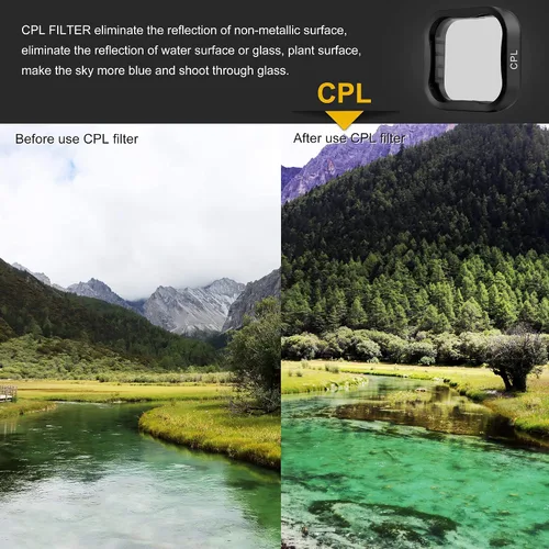 Vista 6 de GEPULY Juego de 6 filtros de lente de cámara para GoPro Hero7 6 5 Black 2018, 3 filtros ND (ND8/ND16/ND32), filtro CPL, filtros rojo claro/magenta