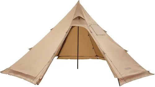 Vista 14 de VEVOR Tienda Caliente, Tiendas de Campaña Tipi Calientes con Toma para Estufa, Tiendas de Campaña Portátiles de Invierno con Faldón para Nieve