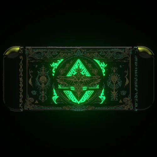 Vista 6 de eXtremeRate Botones de carcasa de repuesto para Nintendo Switch, placa trasera para consola de interruptores, carcasa con botones de juego completo