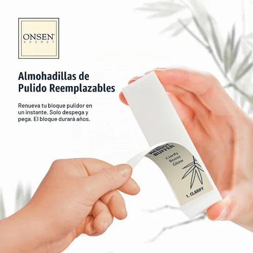 Vista 7 de Onsen Secret Kit de cuidado de uñas – Incluye aceite de cutícula de 0.3 onzas líquidas, pulidor de uñas japonés y kit de brillo – Manicura