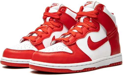 Vista 2 de Nike Dunk High University Red Pre School DD2314-106, blancorojo (WhiteUniversity Red)