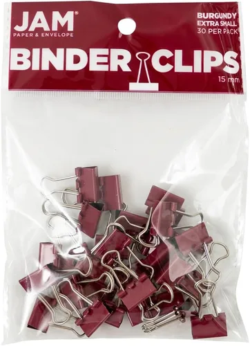 Vista 16 de JAM PAPER Clips de Carpeta Coloridos - Grandes - 1 1/2 Pulgadas (41 mm) - Clips de Carpeta Dorado Rosa - Paquete de 12 Oro Rosa