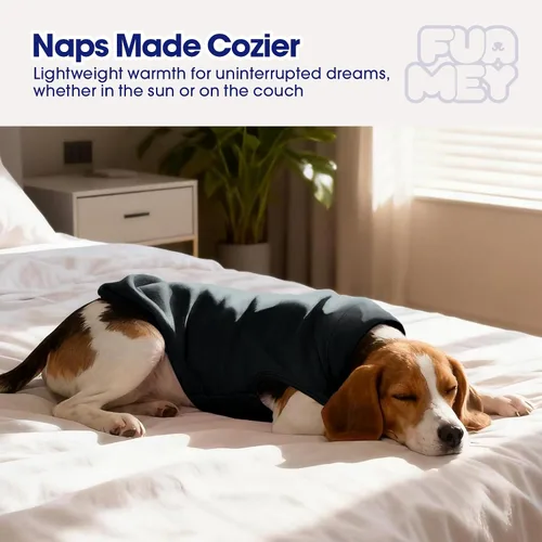 Vista 4 de FUAMEY Chaleco de forro polar para perros pequeños, sudaderas cálidas y elásticas para perros con agujero para correa, suéter suave de cuello alto