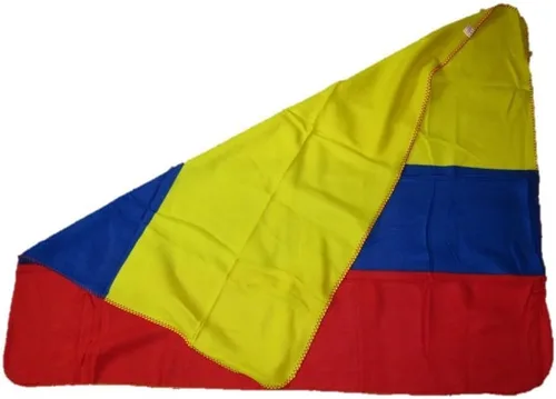 Vista 2 de Manta polar de 50 x 60 con bandera colombiana de Colombia