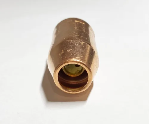 Vista 3 de VNS50F Mig Boquilla para velocidad Flush 1/2 pulgada Fijo Roscado Ajuste Tweco Fusion 140 180 220 250 Mig pistola (2 piezas)