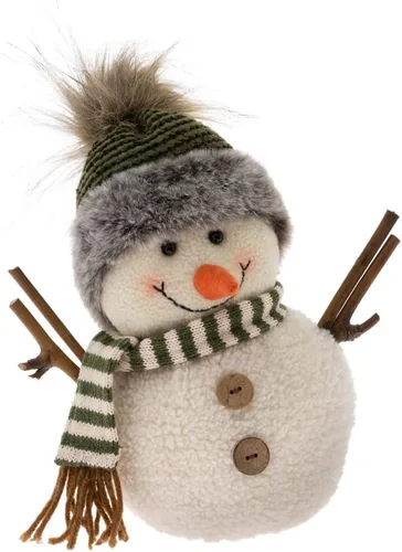 Vista 17 de Boston International Figura decorativa de mesa navideña de invierno, juego de 2, cardenal de Navidad