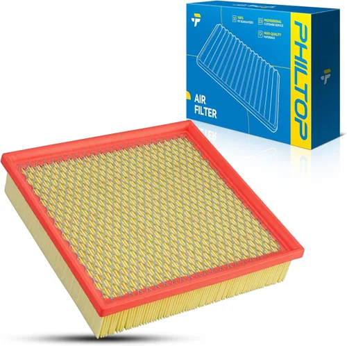 Vista 48 de PHILTOP CA9525 Engine Air Filter for Kia Sorento 2003-2009 Flexible Panel, Increased Acceleration, Engine Protection, Easy Install, No Tools