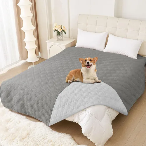 Vista 78 de Manta impermeable para cama de perro, mantas suaves para mascotas, funda impermeable para sofá para perros, fundas reversibles lavables para muebles