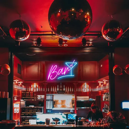 Vista 5 de Kavaas Letrero de Neón para Bar Casero, Letrero LED de Bar para Man Cave Pub Cócteles Fiesta - Los Mejores Regalos para Esposo, Padre, Cumpleaños