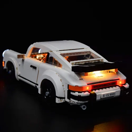 Vista 4 de Kyglaring Juego de iluminación LED para (kit de construcción Porsche 911) - Kit de luces compatible con el modelo de bloques de construcción Lego