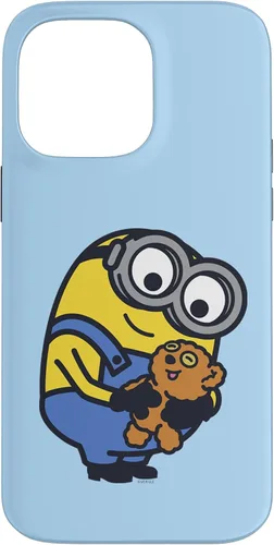 Vista 20 de iPhone 13 Despicable Me Minions Bob Holding Teddy Bear Case