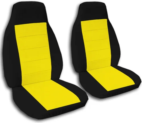Vista 23 de TOTALLY COVERS Compatible con Ford F-150 F-250 F-350 de 1992-1998 con dos tonos para asiento de camión (sillas capitanes/cubos) con reposabrazos