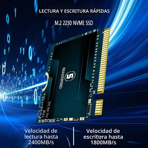 Vista 4 de SSD 256GB M.2 2230 NVMe PCIe Gen 3.0X4 unidad interna de estado sólido, compatible con Steam Deck, ROG Ally, Surface Pro, Ultrabook, laptop, PC