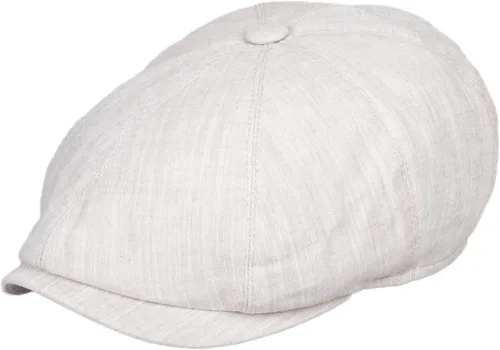 Vista 5 de Gorra de verano de algodón de 8 paneles para hombres y mujeres, sombrero clásico de panadero vintage