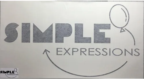 Vista 2 de Simple Expressions Arts Thankful Grateful Blessed Religious Love Vinilo de vinilo para pared con texto en inglés "Lettering