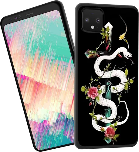 Vista 126 de for Google Pixel 4 XL Case,Slim Shockproof TPU Soft Rubber Silicone Cover Phone Case for Google Pixel 4 XL,Blue Skull Headphone
