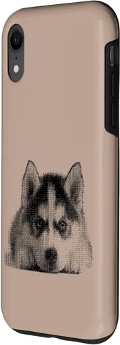 Vista 2 de Chic Husky Puppy for Dog Mom and Paw Parents Case for iPhone XR
