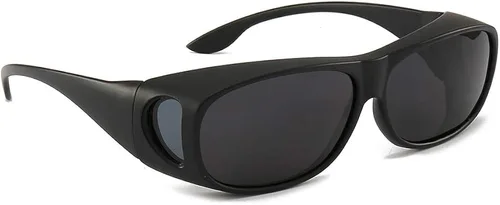 Vista 2 de 2 paquetes HD Fitover día noche conducción gafas antideslumbrantes con lentes polarizadas para hombres y mujeres