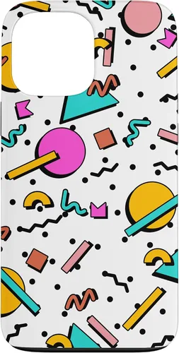 Vista 24 de Vintage Geometría Forma Patrón Retro 80s 90's Nostalgia Case para iPhone 17