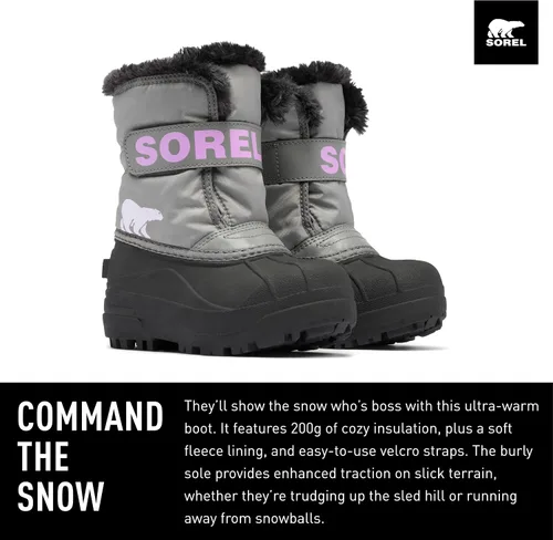 Vista 49 de SOREL - Botas de nieve para niños de Snow Commander