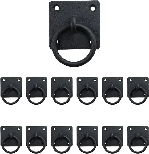 Vista 14 de Renovators Supply Manufacturing Manijas de Gabinete de 3 pulgadas de Hierro Forjado Negro Tiradores de Cajón Manijas Antiguas de Gabinete de Cocina