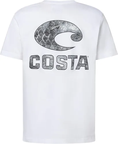 Vista 2 de Costa Del Mar Mossy Oak Coastal - Camiseta de manga corta con cuello redondo para hombre