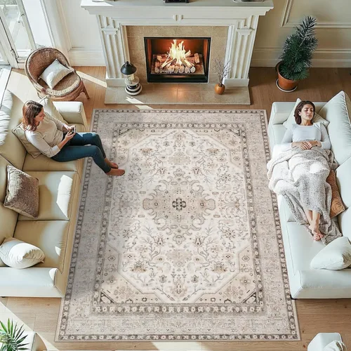 Vista 30 de Alfombra lavable de cocina de 2 x 6: antideslizante oriental interior alfombra pasillo Soft Easy Clean Thin Floor Throw Carpet for Bedroom