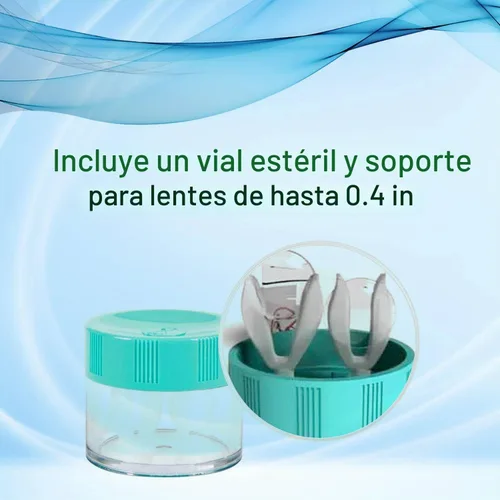 Vista 5 de Menicon Progent Limpiador de Lentes de Contacto Bimensual - Elimina Proteínas (7 Tratamientos)