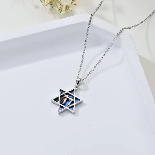 Vista 4 de Seiyang 925 Sterling Silver Tree of lifeCrossFaithStar of DavidOctopusButterflyElephantMoonstonePearlBalletRoseSunDragonOtterEvil EyeCeltic