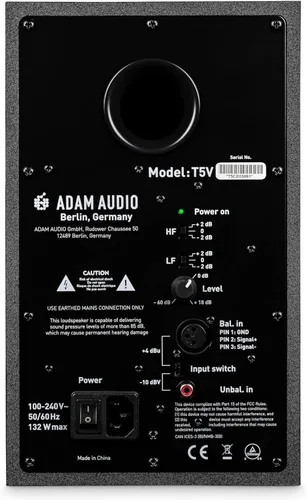 Vista 3 de ADAM Audio Par de monitores de estudio T5V y subwoofer de estudio alimentado T10S Bundle 2.1