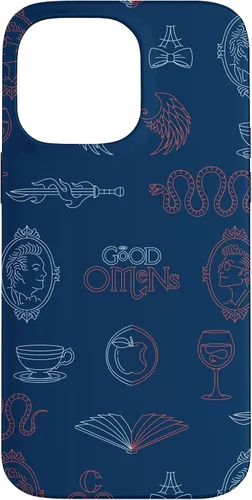 Vista 21 de iPhone 16 Good Omens - Funda Símbolos