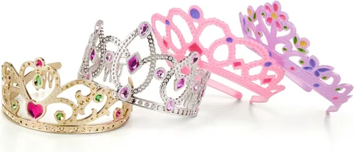 Vista 4 de Melissa & Doug Tiaras para jugar a disfrazarse (4 piezas).