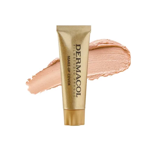 Vista 12 de Dermacol - Base de maquillaje líquida de cobertura completa mini 13g, base líquida mate con SPF 30, base resistente al agua para piel grasa, acné