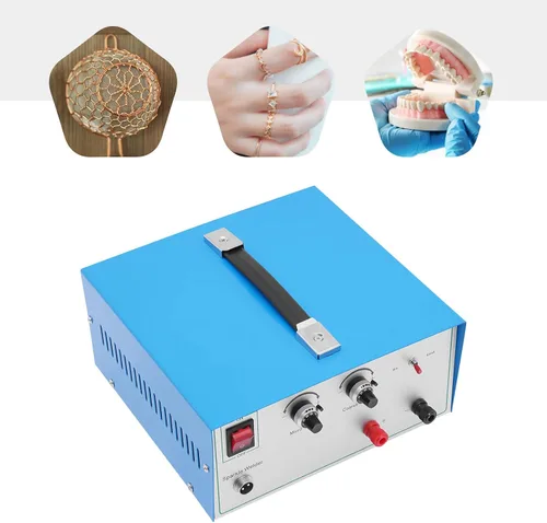 Vista 4 de Soldador por puntos de joyería 80A, máquina de soldadura por puntos portátil de mano, equipo eléctrico de soldadura por puntos de 600 W, máquina