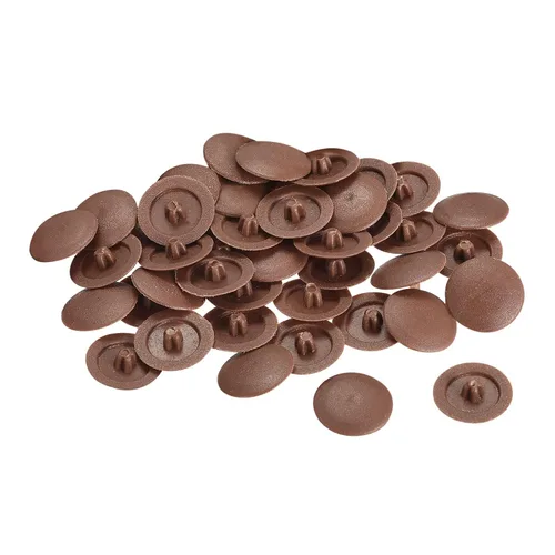 Vista 11 de HARFINGTON Tapas de rosca de plástico, 160 piezas, 11.5x3mm, cubierta de plástico para decoración de tornillos para tuerca de montaje de leva Beige