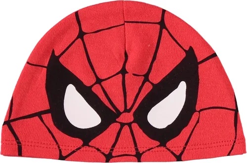 Vista 2 de Marvel Conjunto de 3 piezas de ropa de bebé de Spider-Man con pañal, pantalones y sombrero para bebé