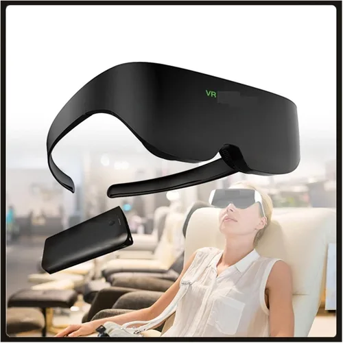 Vista 6 de vr 3D IMAX Glasses Pro Virtual Reality VR AR Glasses 4K VR Headset AI08 Giant Screen Stereo Cinema Compatible with Android Apple (Color Green)