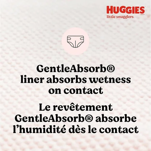 Vista 6 de Huggies Little Snugglers - Pañal para bebé, talla 1, 8 a 14 libras, 34717, 20
