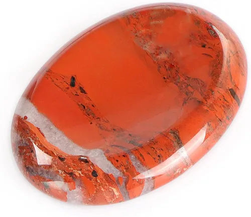 Vista 9 de Artistone Juego de 2 piedras de sangre africanas para el pulgar, piedras curativas naturales pulidas para chakras, para aliviar el estrés