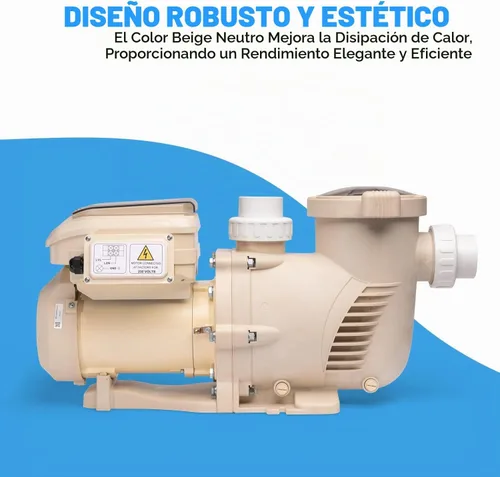 Vista 6 de XtremepowerUS SuperFlow - Bomba de piscina de alta velocidad variable para piscina enterrada con eficiencia energética de 230 V, adaptador de 1-1/2